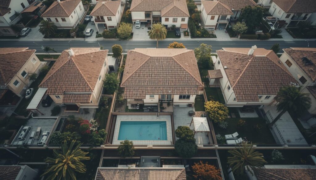 Piscina privada en una vivienda unifamiliar para ilustrar la documentación que puede pedir el ayuntamiento